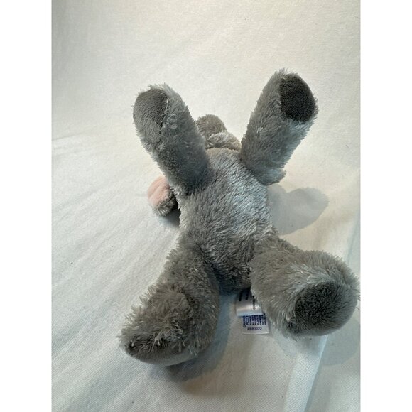 Gray Plush Elephant Stuffed Animal By Aurora 8" Soft Toy For Kids & Collectors - Picture 4 of 4